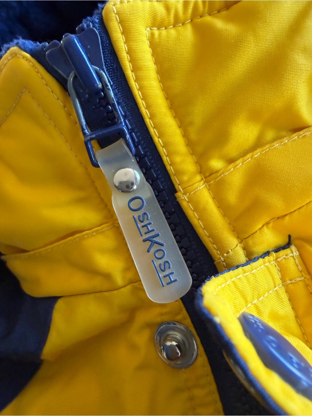 Vintage 90s OshKosh B’Gosh Colorblock winter jacket size 12M - Picture 5 of 9